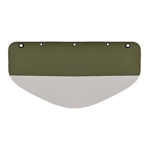 UHL Split Green/Clear Visor - Shade 2
