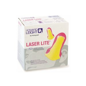 Honeywell Laser Lite Disposable Ear Plugs - SNR 35 - Box 100 Pairs Corded Wrapped