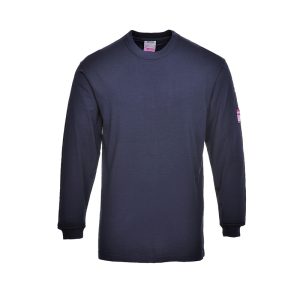 Modaflame Knit Long Sleeve T Shirt Inherent Flame Resistant Anti-Static
