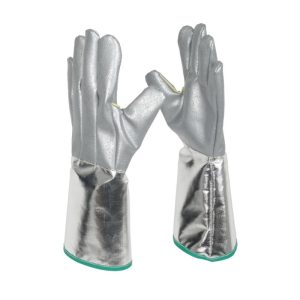 Polyco Foundry Heatbeater 7576 40cm Aluminised Heat Resistant Glass Gloves