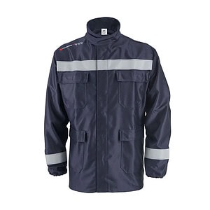 Coval Prowear D3/E3 Molten Metal Jacket Navy With Reflective Tape And Zip